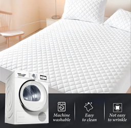 Waterproof Fitted mattress protectors/KING/QUEEN