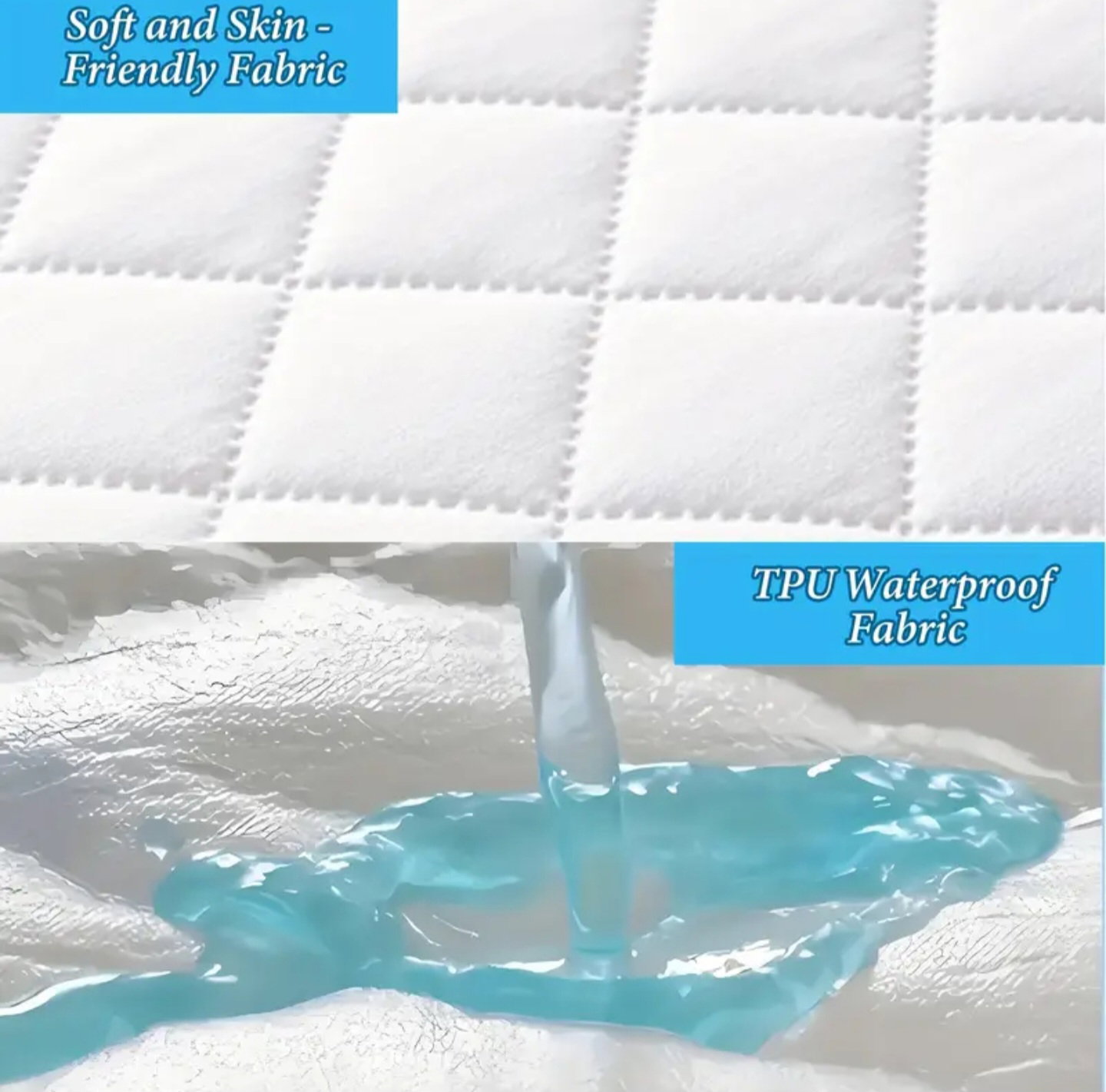 Waterproof Fitted mattress protectors/KING/QUEEN_10