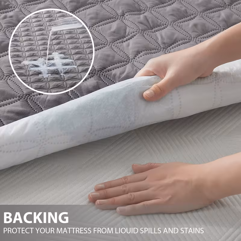 Single Bed Waterproof Fitted mattress protectors _7