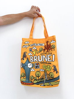 Brunei Tote Bag Doodle