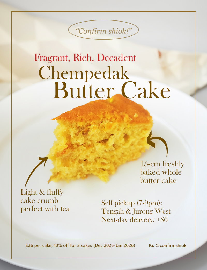 Fragrant Chempedak Butter Cake (15 cm)-Dec/Jan only_0