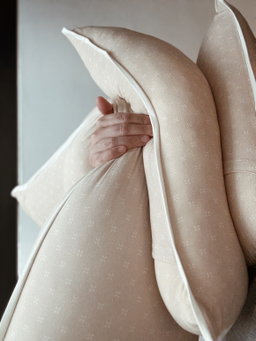 Dainty Flowers Beige Pillowcase