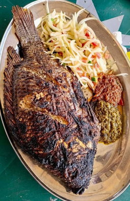 Poisson braisé