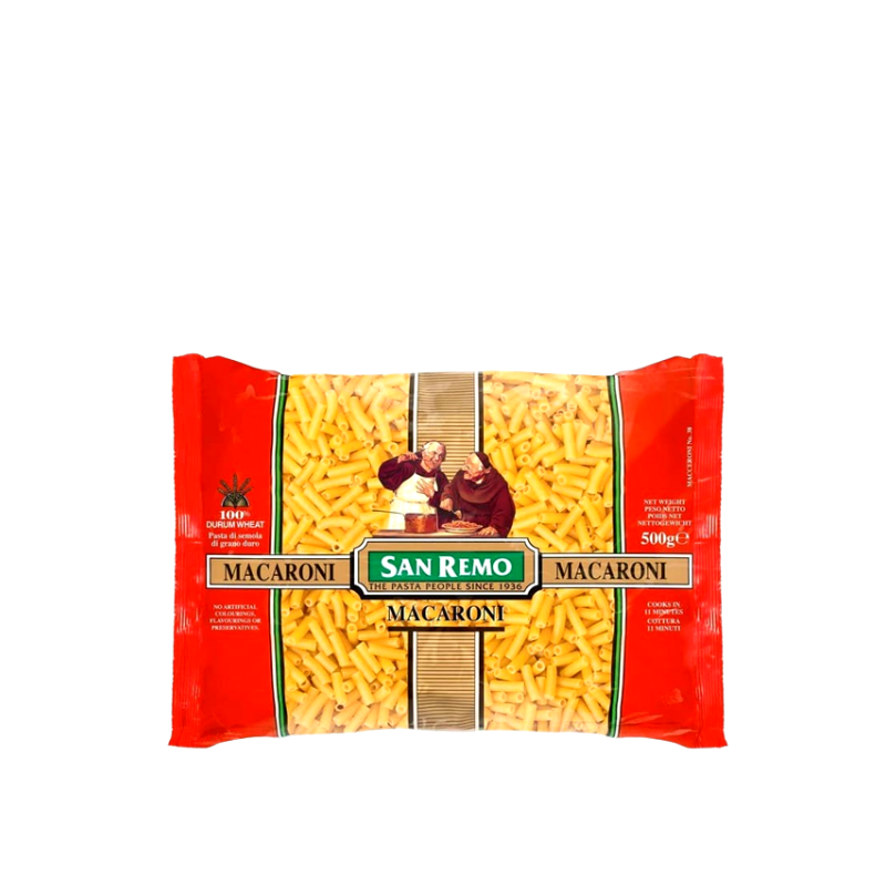 San Remo Macaroni Pasta 500gram_0