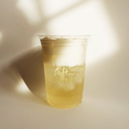 iced sea salt foam peach oolong tea
