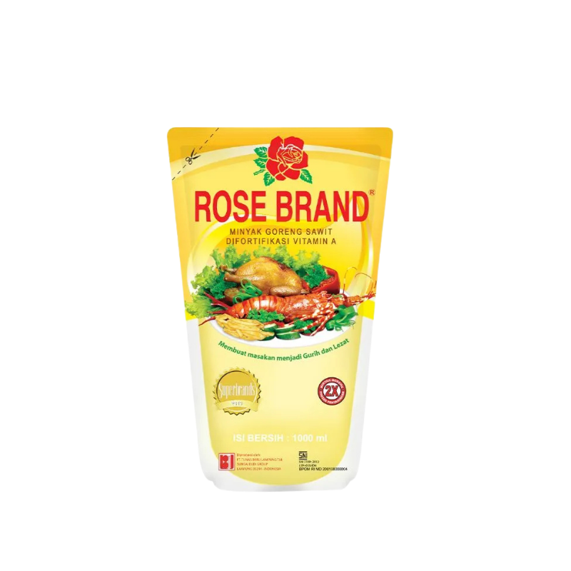 Rose Brand Minyak Goreng Pouch 1L