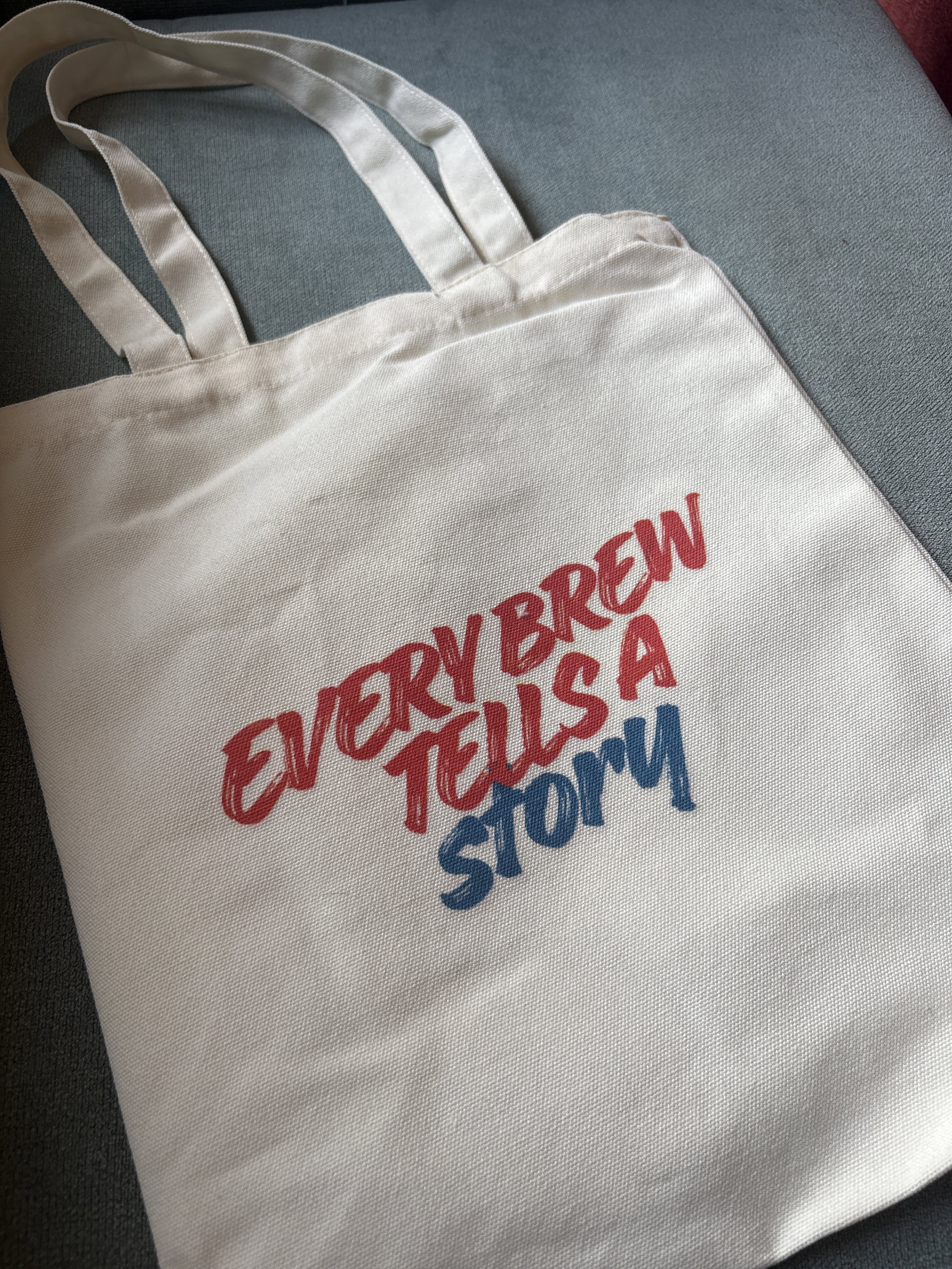 The Pilgrim's Pour Tote Bag - clean minimalist design_1