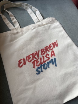 The Pilgrim's Pour Tote Bag - clean minimalist design