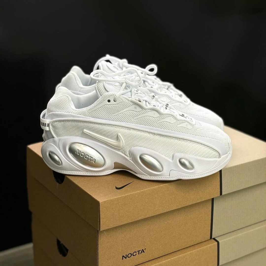 Nike NOCTA Glide “Triple White”