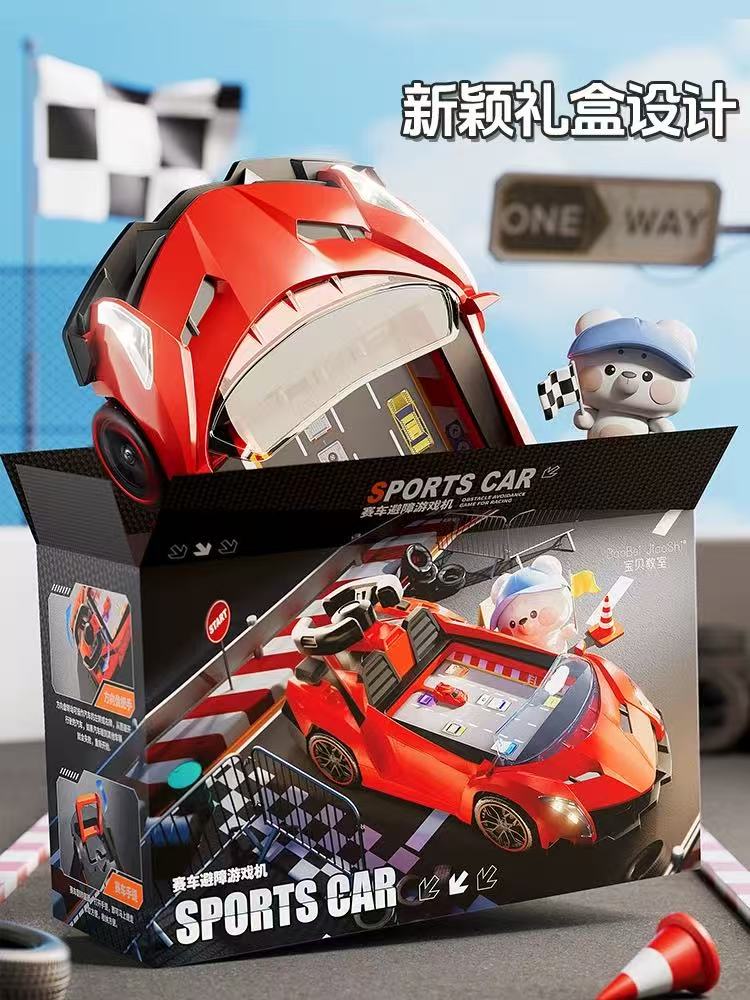 Voiture de course obstacle_0