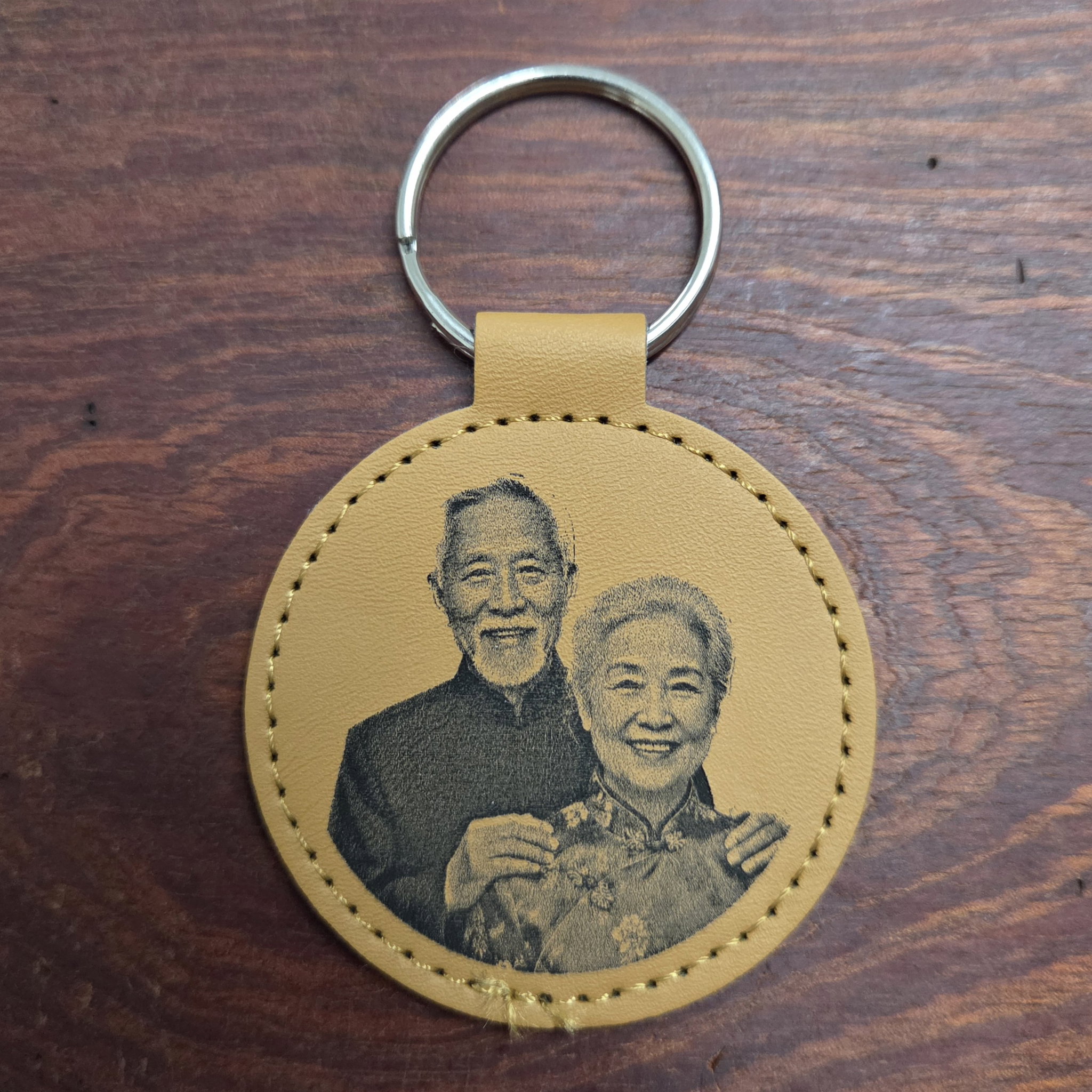 Custom Photo Leather Key Fob – Perfect Personalized Gift_3