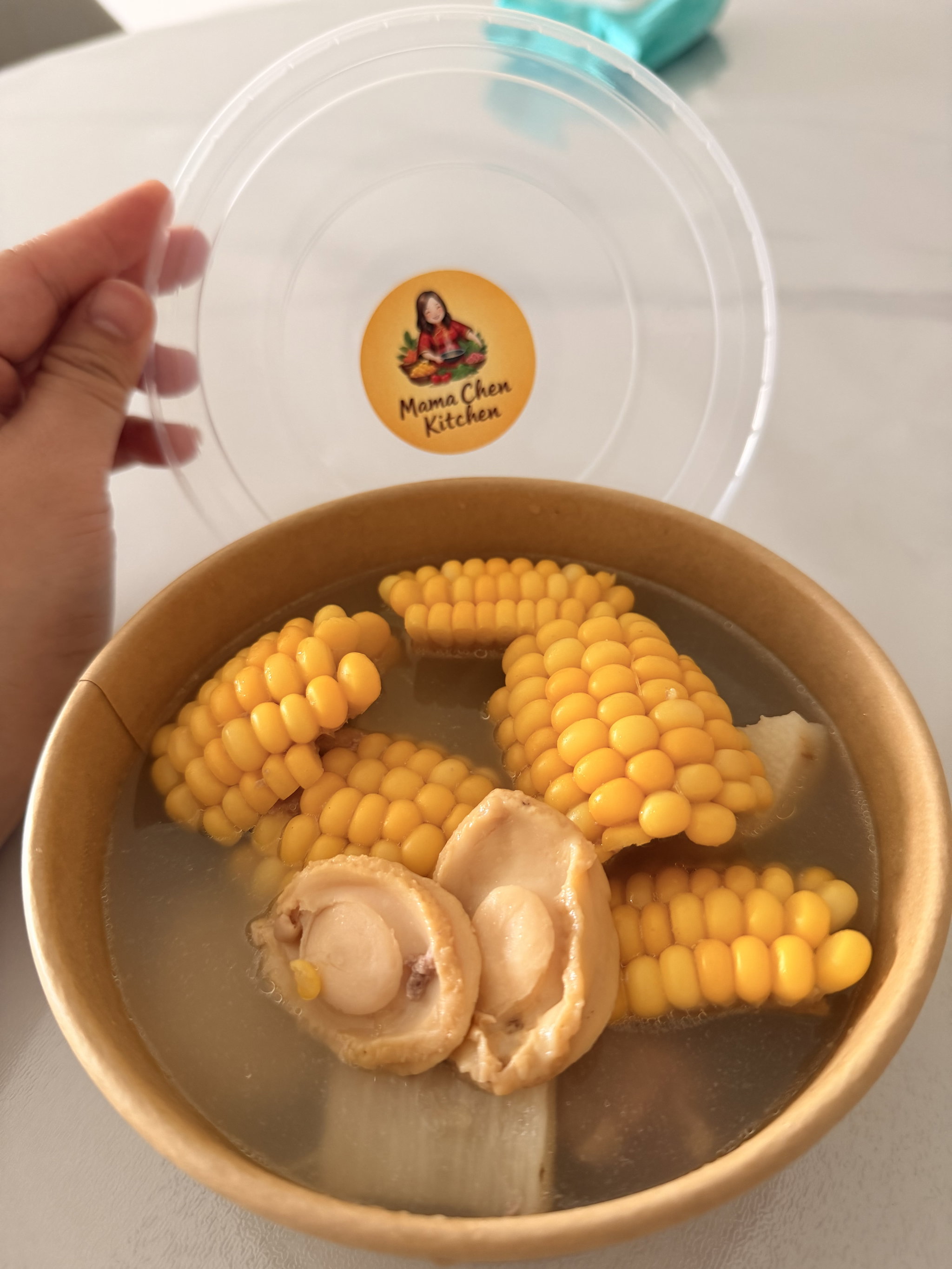 Huai Shan, Corn & Abalone Soup_0