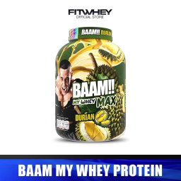 BAAM!!™ My Whey MAX Whey Protein (5lbs / 2.3kg) | 25g High-Quality Whey Protein • Lab-Tested • Low Sugar • Muscle Recovery • Limited Edition Delicious Flavors