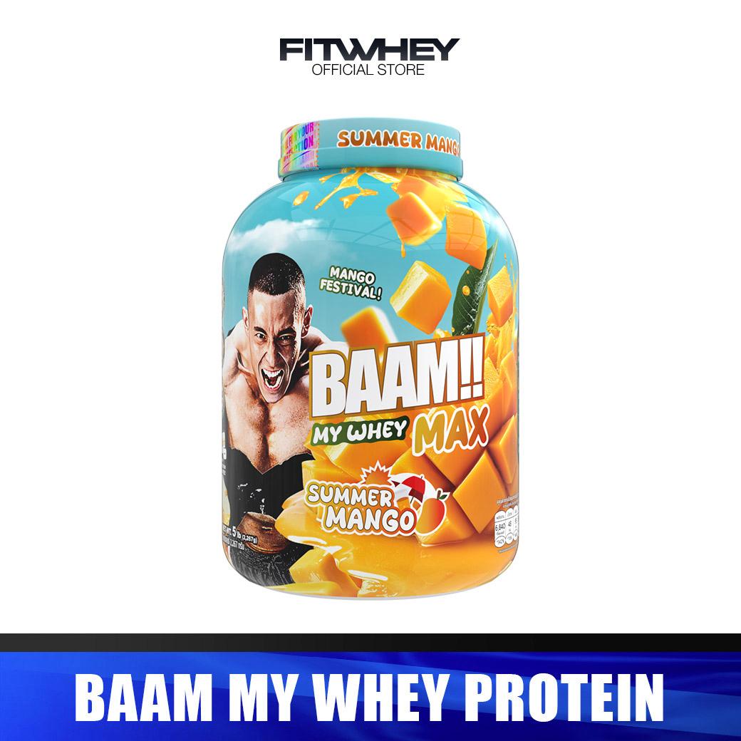 BAAM!!™ My Whey MAX Whey Protein (5lbs / 2.3kg) | 25g High-Quality Whey Protein • Lab-Tested • Low Sugar • Muscle Recovery • Limited Edition Delicious Flavors_30
