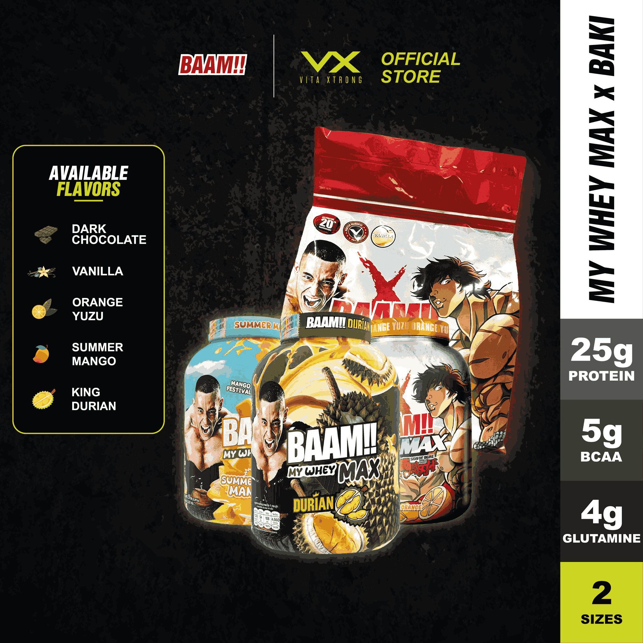 BAAM!!™ My Whey MAX Whey Protein (10lbs / 4.5kg) | 25g High-Quality Whey Protein • Lab-Tested • Low Sugar • Muscle Recovery • Limited Edition Delicious Flavors_7