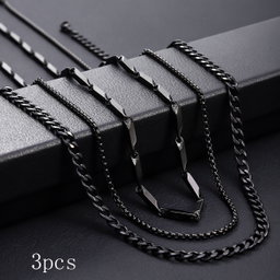 Men's 3 in 1 necklace 