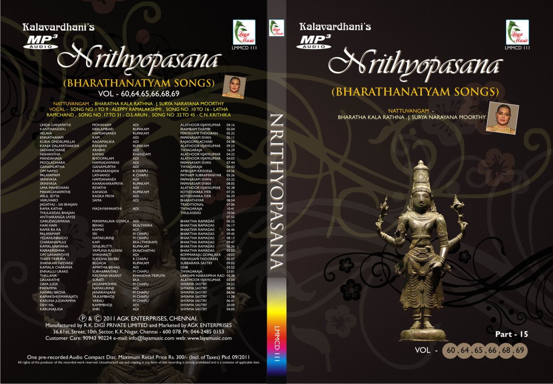 NRITHYOPASANA  Vol- 60,64,65,66,68.69