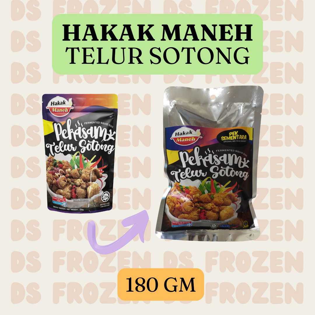 HAKAK MANEH PEKASAM TELUR SOTONG 180GM
