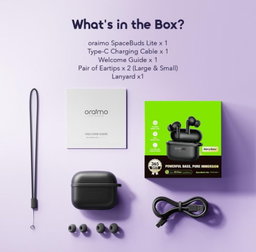 Oriamo wireless earbuds-Black