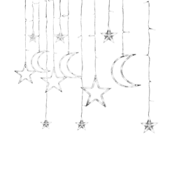 Solar Curtain Moon & Star Lights