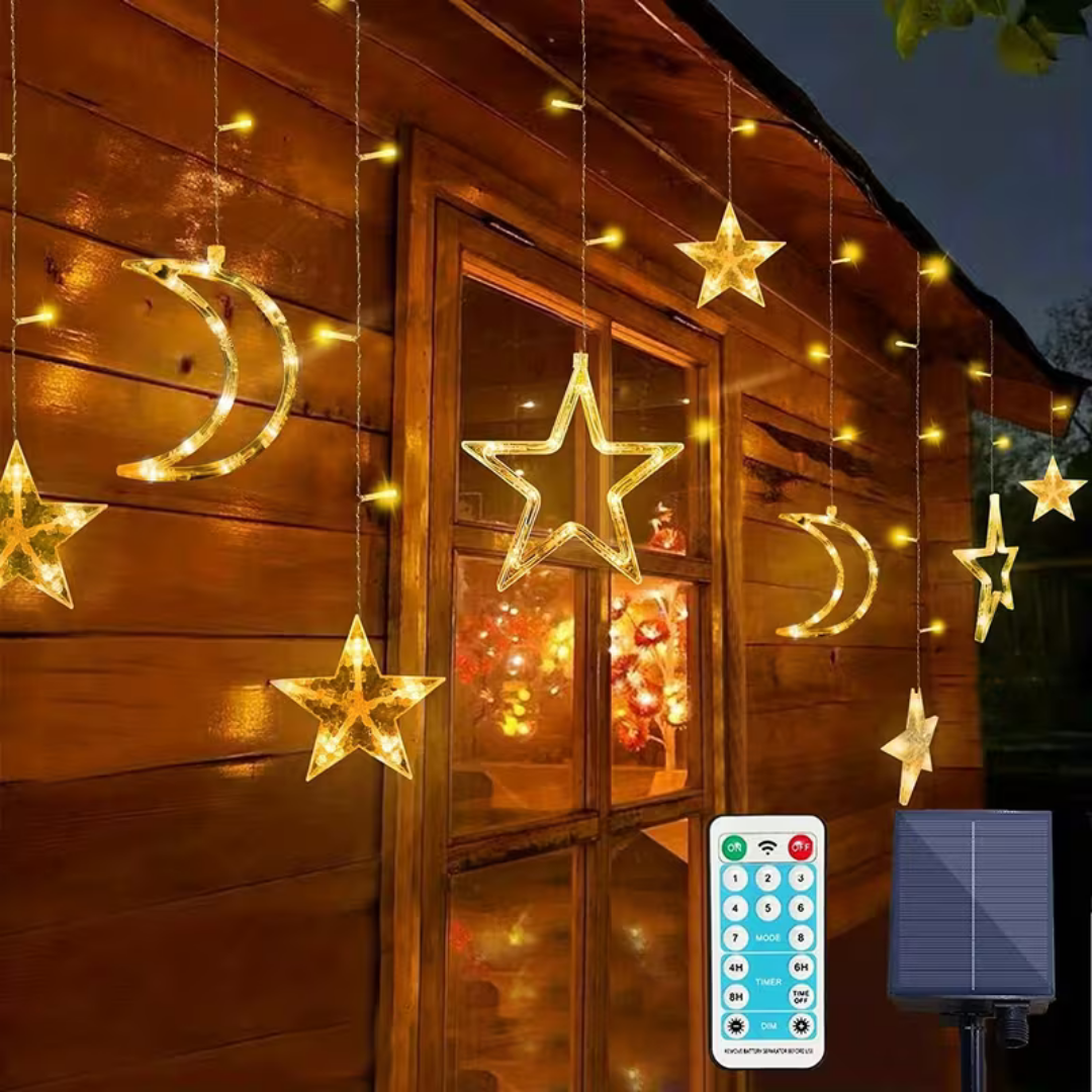 Solar Curtain Moon & Star Lights_1