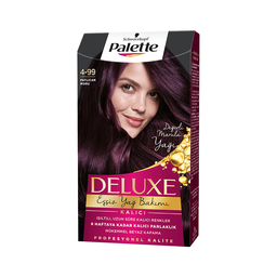 Schwarzkopf Palette Deluxe Saç Boyası Patlıcan Moru (No: 4-99)