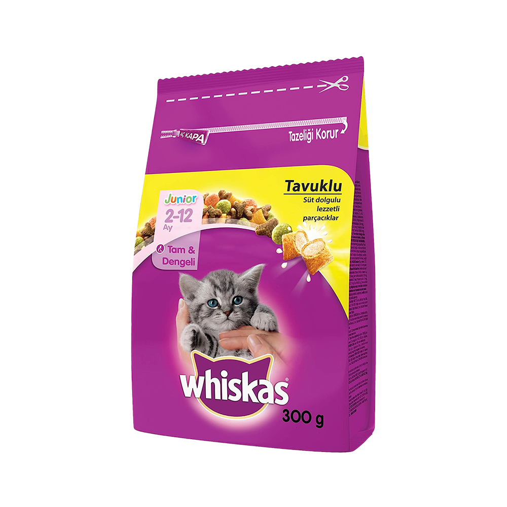 Whiskas Tavuk Etli Yavru Kedi Maması (300 g)_0