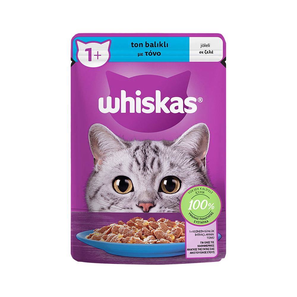 Whiskas Ton Balıklı Kedi Yaş Mama (85 g)_0