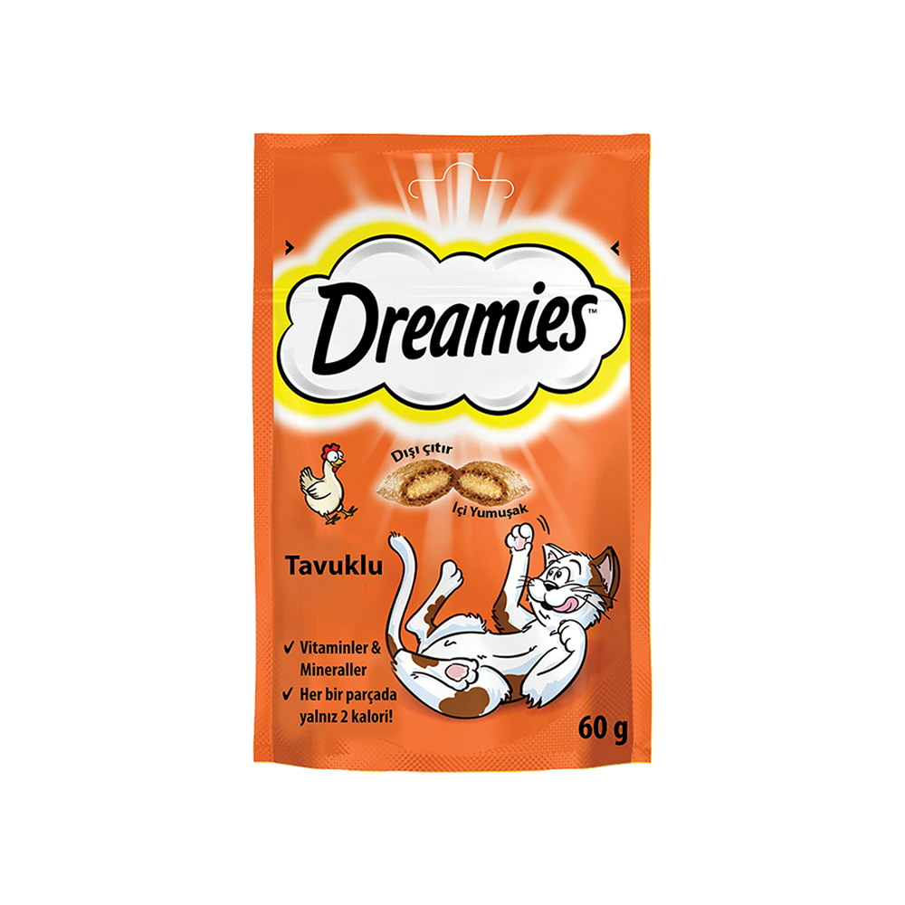 Dreamies Tavuk Etli Kedi Ödül Maması (60 g)_0