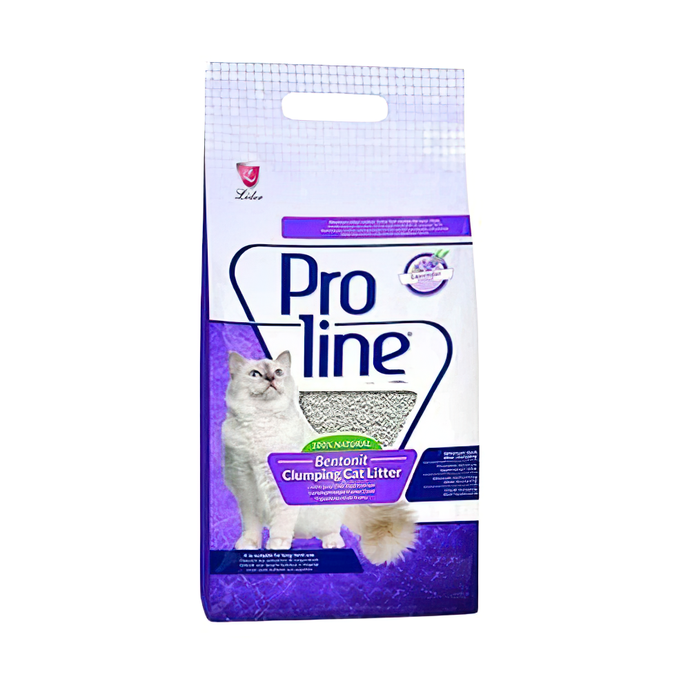 Proline Bentonit Lavanta Kokulu İnce Taneli Kedi Kumu (5 L)_0