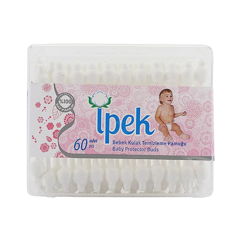 İpek Bebe Kulak Temizleme Pamuğu (60 Adet)_0