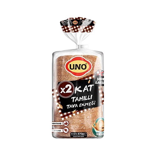 UNO İki Kat Tahıllı Tava Ekmeği (470 g)_0