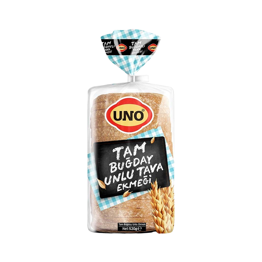 UNO Tam Buğday Unlu Tava Ekmeği (520 g)_0