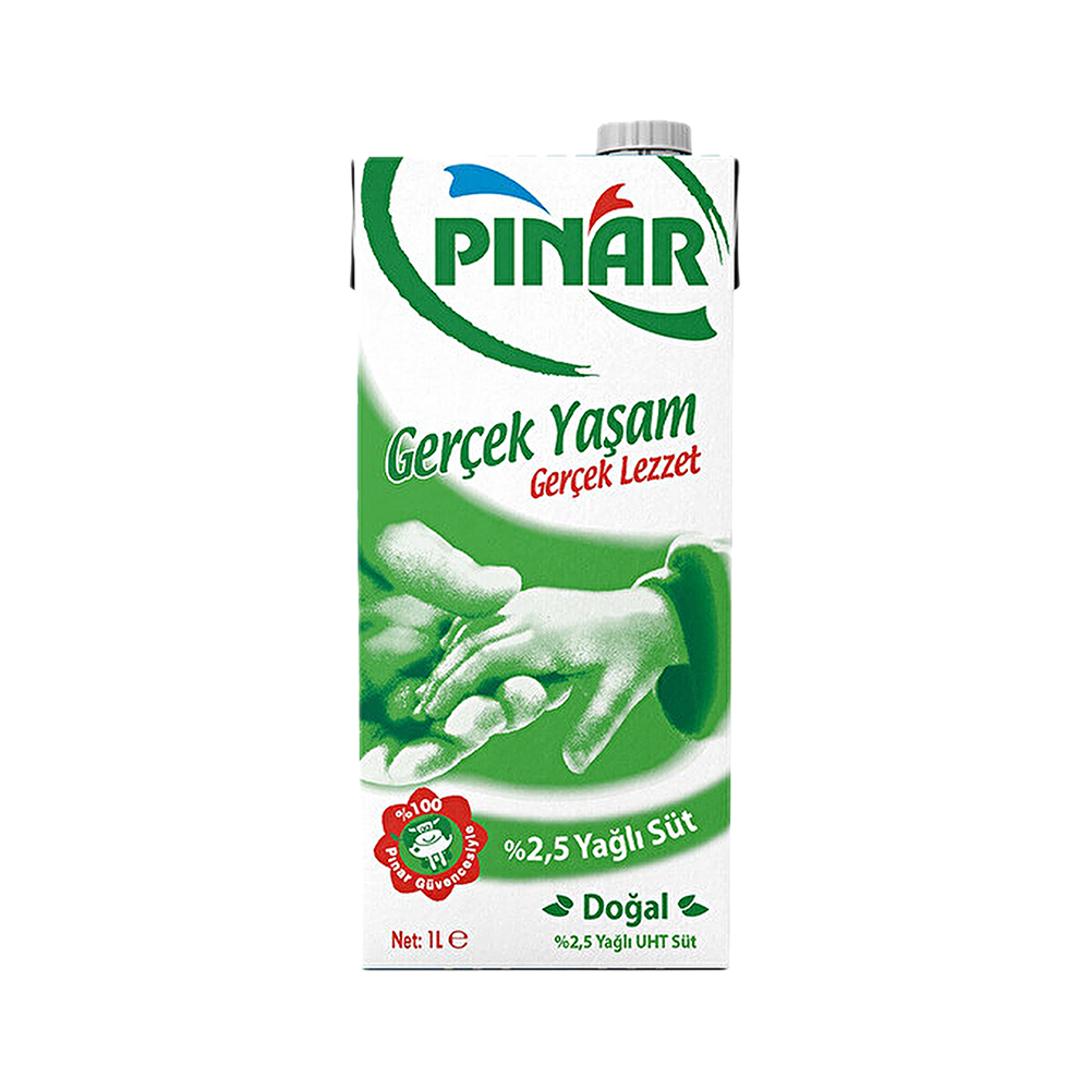 Pınar Süt %2,5 Yağlı Süt (1 L)