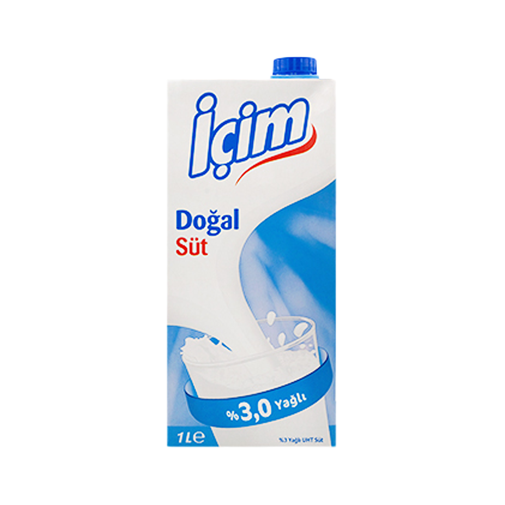 İçim Tam Yağlı Süt (1 L)