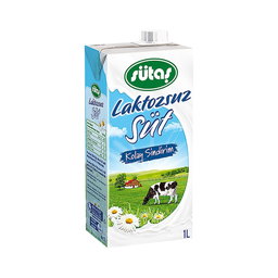 Sütaş Laktozsuz Süt (1 L)