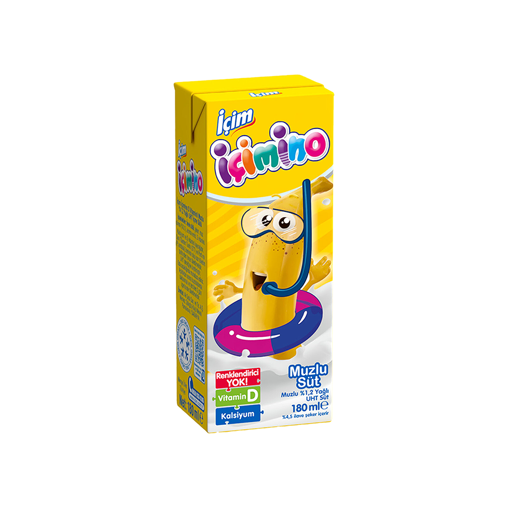 İçim Süt İçimino Muzlu (180 ml)