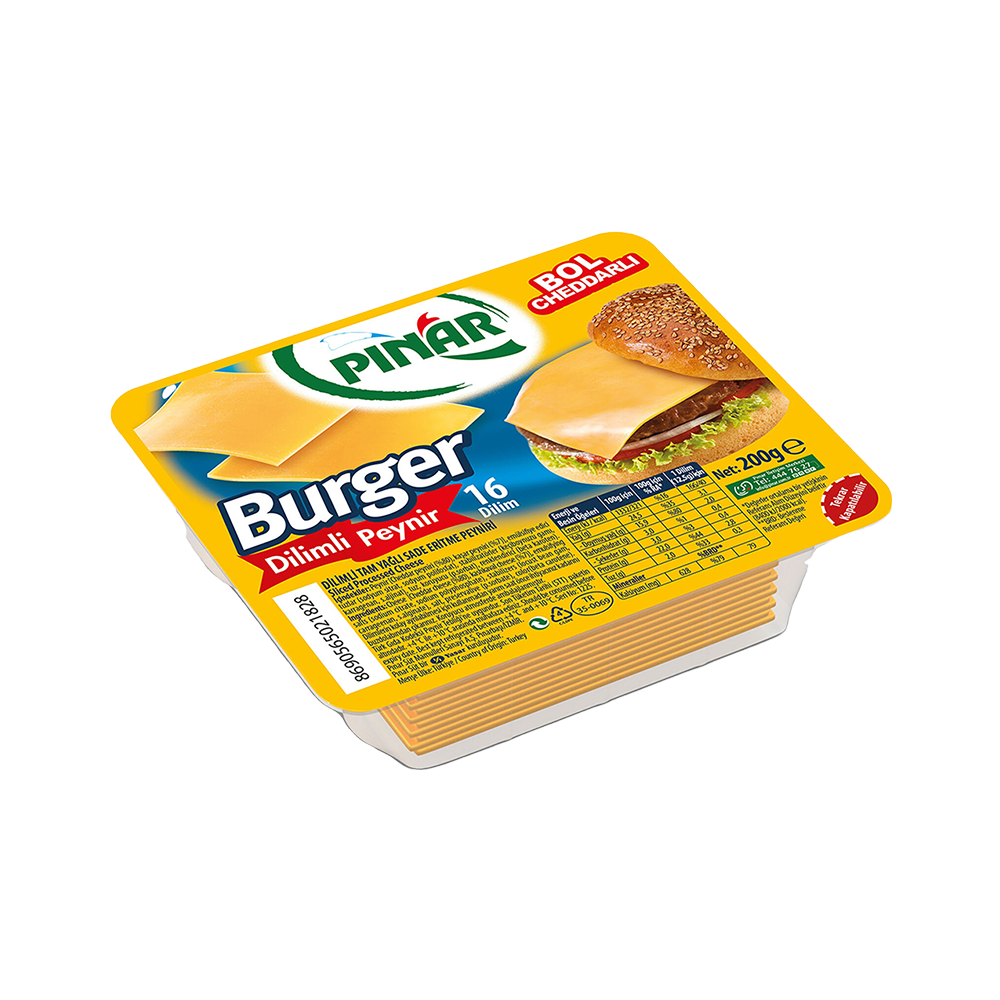 Pınar Burger Dilimli Peynir (200 g)_0
