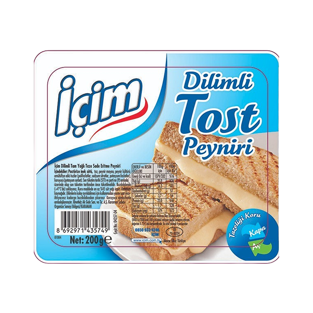 İçim Dilimli Tost Peyniri (200 g)_0