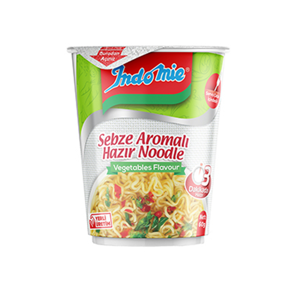 Indomie Sebze Çeşnili Bardak Noodle (60 g)_0