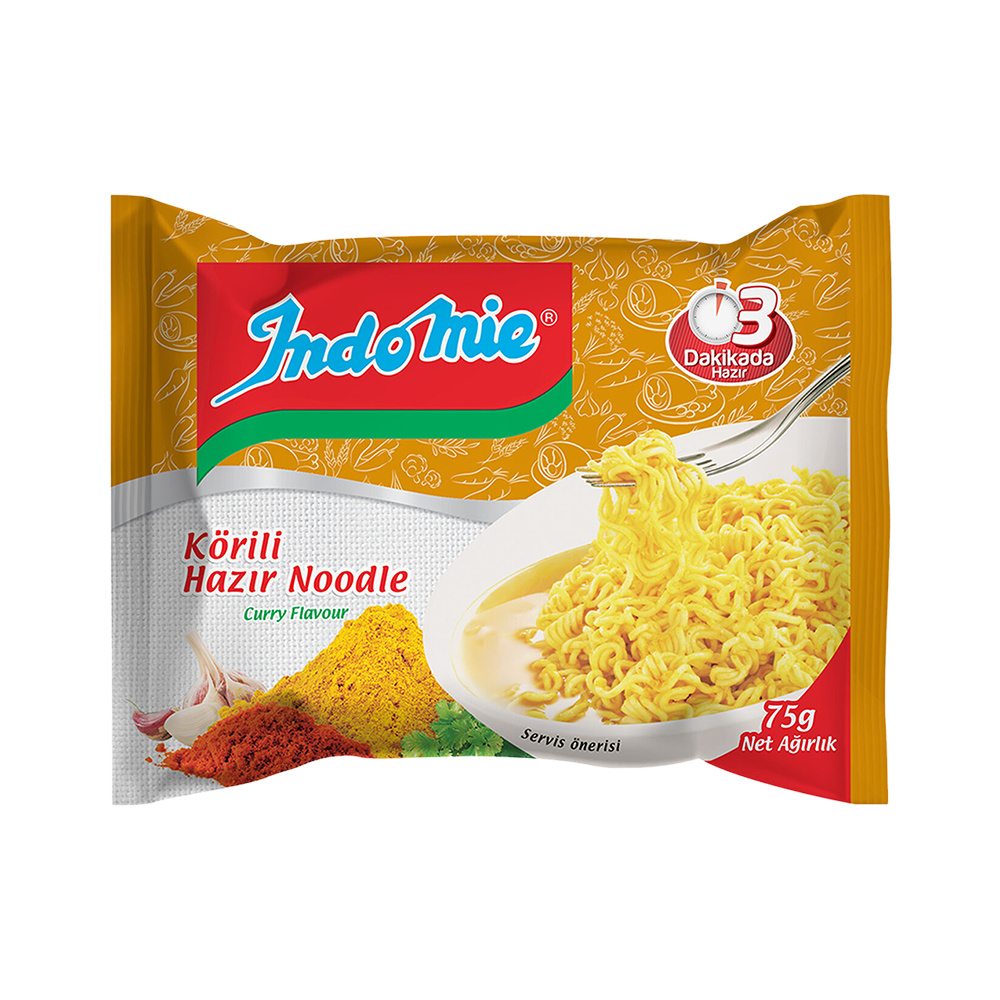 Indomie Köri Çeşnili Hazır Noodle (75 g)_0