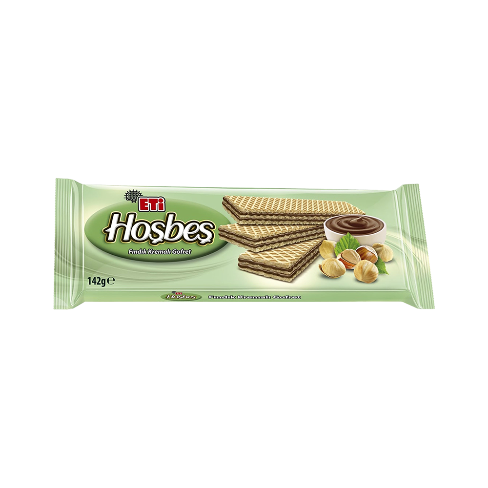 Eti Hoşbeş Fındık Kremalı Gofret (142 g)