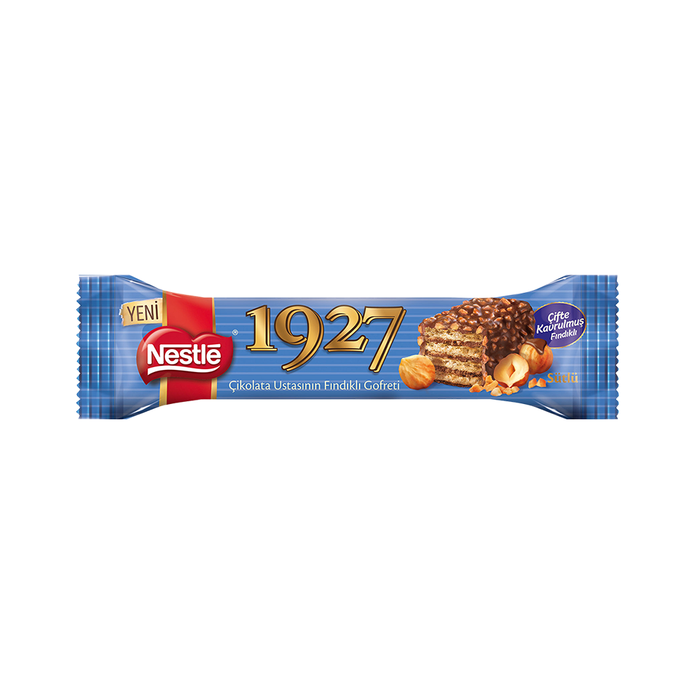 Nestlé 1927 Çifte Kavrulmuş Fındıklı Gofret (31 g)_0