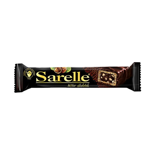 Sarelle Bitter Çikolatalı Gofret (33 g)_0