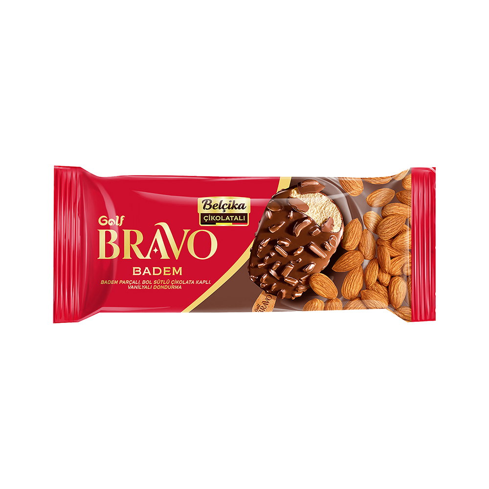 Golf Bravo Badem Belçika Çikolatalı (100 ml)_0