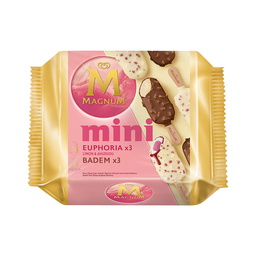 Algida Magnum Mini Double Euphoria Limon Ahududu ve Badem Dondurma (6'lı)