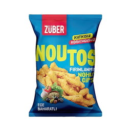 Züber Glütensiz Noutos Fırınlanmış Ege Baharatlı Nohut Cipsi (55 g)