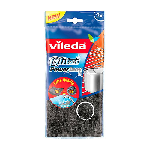 Vileda Power Pad Inox (2'li)_0