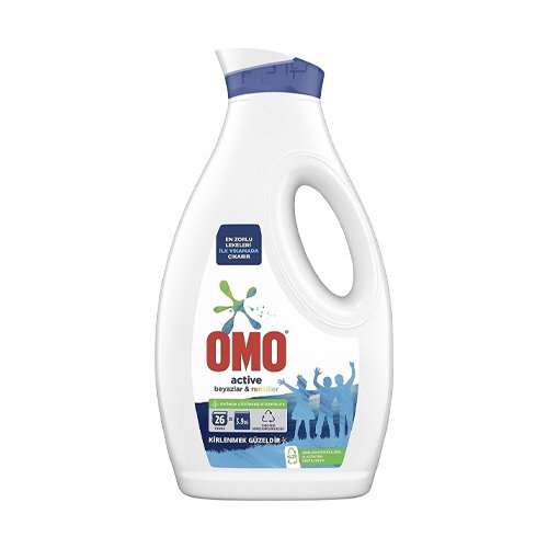 Omo Sıvı Deterjan Active Beyazlar ve Renkliler (1,69 L)