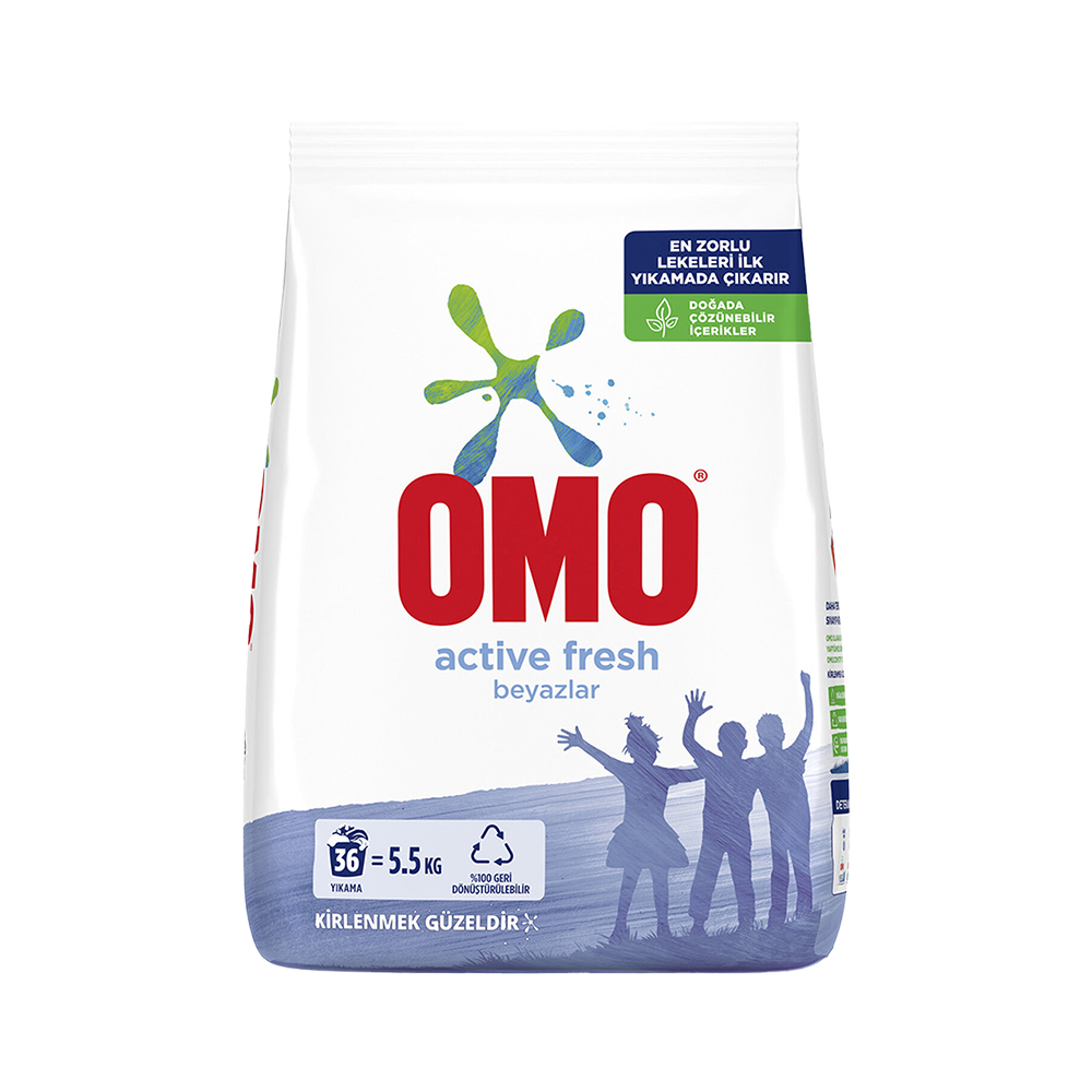Omo Active Fresh Toz Deterjan (5,5 kg)_0